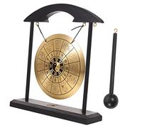 Toyvian Vintage Gong Decor for Home Tabletop Unique Cultural Ornament Stable Design for Desktop Decoration for Office Living Space