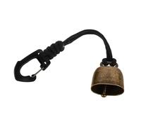 Toyvian Vintage Loud Bear Bell with Strap Wildlife Warning Dog Collar Bell for Hiking Camping for Outdoor Safety and Anti-theft Protection