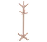 Toyvian Vintage Miniature Dollhouse Furniture Shelf Mini Coat Rack and Hat Stand for Doll Clothes and Accessories Pla Material Easy Assembly for Doll Storage and Festival Decor