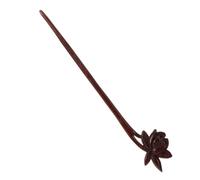 Toyvian Vintage Wooden Hair Stick Featuring Simple Design Style in Coffee Colour for Women, Lightweight and Deformation Resistant Hairpin for Chinese Style Hair Styling and Buns