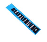 Toyvian Violin Fretboard Stickers Easy to Apply 4pcs Set for 1/2 Size Violin Blue Paper Decals Oil Proof to Find and Understand for Beginners