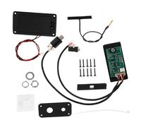 Toyvian Violin Pickup for Electric Violins with Piezoelectric Shielded Cable Noise Reduction and Easy Battery Box Connection for Recording and Live Performances Black