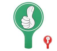 Toyvian Voting Yes or No Thumbs up Thumbs Down Classroom Voting Handy Teacher Classroom Event Supplies Plastic Thumbs up Sign Green Red Yes or No