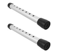 Toyvian Walker Leg Tube Replacement Aluminium Alloy 8-Level Height Settings 28mm Diameter for Home Care Use by Elderly Walking Aid
