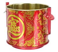 Toyvian Wall-Mounted Large Iron Incense Burner Censer Round Flat Design for Household Sacrifice Supply, Incense Cone Holder Suitable for Balcony and Altar Decoration