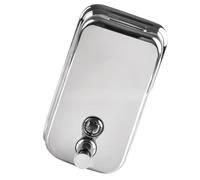 Toyvian Wall-mounted Liquid Soap Dispenser Refillable Stainless Steel Hand Press Pump for Bathroom Kitchen Hotel Use Suitable for Shampoo Lotion Shower Gel Conditioner