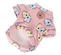 Toyvian Warm Dog Coat for Small Dogs Cute Cartoon Print Winter Apparel Cozy Puppy Clothing for Cold Weather Comfortable and Stylish for Autumn and Winter Seasons