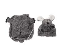 Toyvian Warm Thickened Pet Clothes Small Dog Costume Cozy Animal Outfit for Winter Parties Carnival Cute Funny Dog Apparel for Corgi French Bulldog Insulated Small Breed Suit