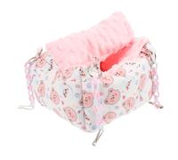 Toyvian Warm Thickened Squirrel Sleeping Nest with Cute Design for Hamsters Guinea Pigs Chinchillas Sugar Gliders Comfortable Cozy Bed for Rest and Privacy in Cage Home Floor Use