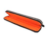 Toyvian Waterproof Bamboo Flute Carry Case with Pu Leather and Cloth Material, Versatile Protective Instrument Storage Bag for Personal Practice and Schools, Coffee Colour Holds Multiple