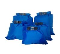 Toyvian Waterproof Dry Bags Set and Watertight Roll-top Closure with Maximum Compression 5 Pcs Water-Tight Polyester Taffeta Material, Multiple Capacities 1.5l to 6l for Kayaking