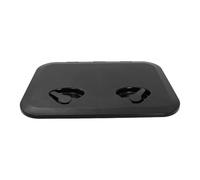 Toyvian Waterproof Marine Deck Hatch Lid 17.3X12.4 Inch Rectangle with Dual Lock for Boat Storage Kayak Access and Inspection Cover