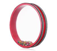 Toyvian Wave Bead Ocean Drum Percussion Instrument for Beginners Easy to Use Shake Drum for Relaxation Ocean for Music Lovers