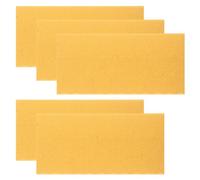 Toyvian Wax Foundation Sheet with Beeswax Coating Plastic Material 5pcs Supports Precise Hexagonal Cell Building and Retains Structural Wax for Bee Hive Frames and Brood Box for Apiary