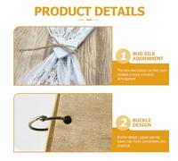 Toyvian Wedding Guest Signature Book Wooden Sign in Book for Engagements and Wedding Receptions