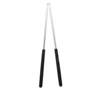 Toyvian Weighted Aluminum Alloy Drumsticks Solid Metal Rhythm Sticks for Enhanced Striking Power Comfortable Grip Music Percussion Practice for Beginners and Professionals