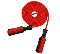 Toyvian Weighted Jump Rope with Duplex Bearings for Adults and Students, Workout Skipping Rope with Pp and Foam Handles, Flexible Movement and Faster Rotation, for Gym and Outdoor Workouts