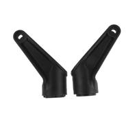 Toyvian Wheelchair Front Wheel Caster Fork Assembly and Silent Bearing Design 2pcs with Reinforced Fixed Bracket 6 Inch Black Pa and Glass Fiber Material, for Smooth Indoor Movement