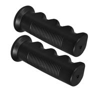 Toyvian Wheelchair Hand Grips 2pcs Versatile Fit Black PVC Covers Enhanced Grip for Disability Equipment and Shopping Carts