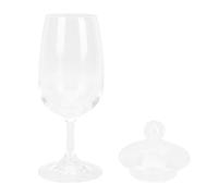 Toyvian Whisky Tasting Glass Tulip Crystal Snifter with Lid, Tall Aroma Glass for Brandy and Cocktail at Festivals and Bars