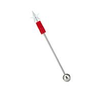 Toyvian White 90cm Stainless Steel Conductor Baton Detachable Military Drum Major Band Accessory for Marching Band and Orchestra