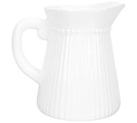 Toyvian White Ceramic Kettle Shaped Vase Floral Arrangement Container Hydroponic Plant Holder Creative Chic Home Adornment for DIY and Home Decoration