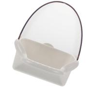 Toyvian White Hanging Bird Bath Bowl Plastic Large and Stable No Burr Garden Bird Bath for Pet and Pigeons Suitable for Friends Who Raise Pet