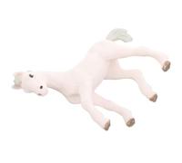 Toyvian White Pvc Horse Figurine Educational Prop Photography Prop Vivid Small Artificial Horse Model Teaching Tools Home Décor