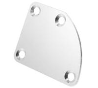 Toyvian Wide Range Use Guitar Neck Rest Electric Guitar Mounting Plate Curved Guitar Neck Plate for Bass Parts Replacement with Screws