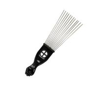 Toyvian Wide Tooth Comb Plastic Handle for Hair Detangling and Styling, Abs and Aluminum Material, Suitable for Salon and Personal Use, Relieves Headache and Won't Scratch Scalp, for Thick