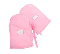 Toyvian Wind Resistant Oxford Cloth Motorcycle Handlebar Gloves with Slip Grip Touchscreen Compatible Warm Handlebar Mitts for Atv and Scooter Riders Easy Installation Pink