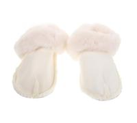 Toyvian Winter Plush Shoe Inserts for Hole Shoes Soft Fluffy Liner Lightweight Removable Plush Liners for Outdoor Hiking Camping Foot Warmers for Cold Feet