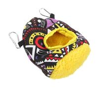 Toyvian Winter Warm Bird Hanging Hammock Bed for Cage Soft Cotton Parrot Nest Breathable Pet Sleeping Bed Comfortable Hideaway for Parakeets and Small Birds