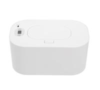 Toyvian Wipe Warmer USB Powered Portable Wet Tissue Heated Box for Baby Diaper Changing Constant Temperature LED Display and PP Material for Home Outdoor Use