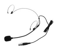 Toyvian Wired Headset Microphone for Teachers with Voice Amplifier, Headworn Over-ear Mic Black Four-pin Connector, Multi-function Singing and Speaking Microphone System