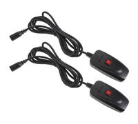 Toyvian Wired Remote Control Signal Controller with Stable Interface and 3-pin Connection 2pcs for Smoke Machine and Fog Machine Suitable for Parties and Festival Events