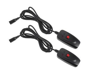 Toyvian Wired Remote Control Signal Controller with Stable Interface and 3-pin Connection 2pcs for Smoke Machine and Fog Machine Suitable for Parties and Festival Events