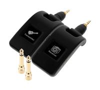 Toyvian Wireless Electric Guitar Transmitter Receiver System with Long Battery Life and Metal Plastic Build for Practice Sessions and Stage Performances, Wireless Freedom for Bass Guitar