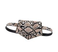 Toyvian Woman Pouch Chest Bag Storage Pouch Snake Pattern Pu Material Fashionable Simple Design Large Capacity Multi-Purpose Storage for Shopping and Occasions