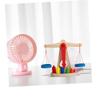 Toyvian Wood Balance Scale Educational for Early Learning Teaching Aid with Smooth Surface Sensory and Stem Plaything for Interactive Game