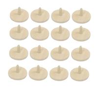 Toyvian Wood Golfs Alignment Tools Ball Marker 30Pcs round Beech Wood Golfball Positioning Markers for Stable Ball Placement Outdoor Course Use