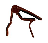 Toyvian Wood Grain Capo for Guitar Tuner Aluminium Alloy Capo Key Trigger for Folk and Ukulele Playing