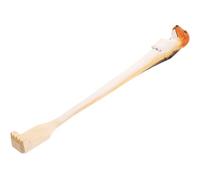 Toyvian Wooden Back Scratcher Three-Dimensional Relief with Long Handle and Animal Design, Stress-Relieving Manual Back Scratch Tool and Hand Carving Process for Home and Business Trips