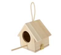 Toyvian Wooden Bird Nest Decoration Adorn Your Home Garden with Unique Nest Ornaments for DIY Micro Landscapes Photography Props and Random Color