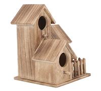 Toyvian Wooden Bird Nest Villa Large Bird House Decorative Nesting Cottage Supply
