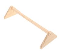 Toyvian Wooden Chicken Perch for Coop Roosting Modular Design and Easy to Clean Features, Natural Khaki Wood Material, Suitable for Parrots and Birds in Brooder or Outdoor Coops