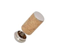 Toyvian Wooden Cork Flute Stopper Plug Brass Screw for Flute Head Accessories for Airtight for Accurate Pitch Tone Control