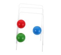 Toyvian Wooden Croquet Set for Family Lawn Games Wooden Balls and Iron Wickets Outdoor Garden Play Equipment to Coordination and Social Skills for Adults