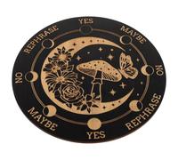 Toyvian Wooden Dowsing Pendulum Board for Tarot Enthusiasts Wall Decor