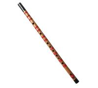 Toyvian Wooden Flute in C Key for Beginners and Students Chinese Traditional Instrument Lightweight and Portable for Introductory Music Learning and Practice